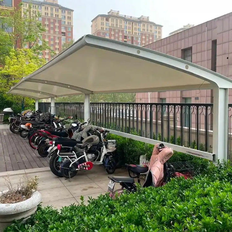 新安县膜结构电动车棚